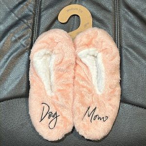 Faceplant Dreams Dog Mom Slippers Size Medium 7/8 NWT
